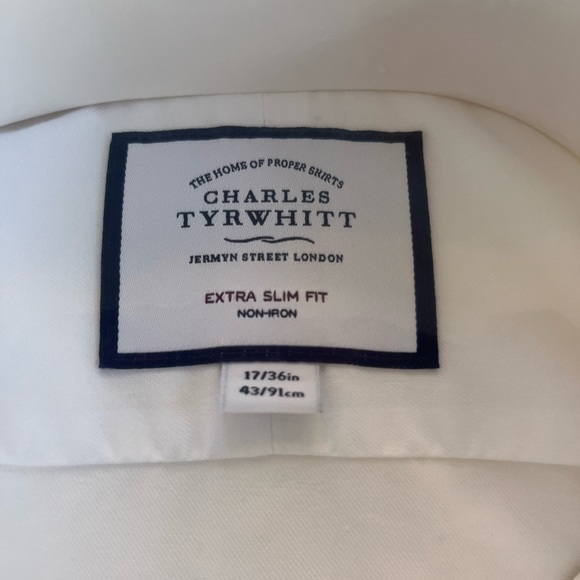 White men shirt 17/36in NEW - Picture 2 of 2